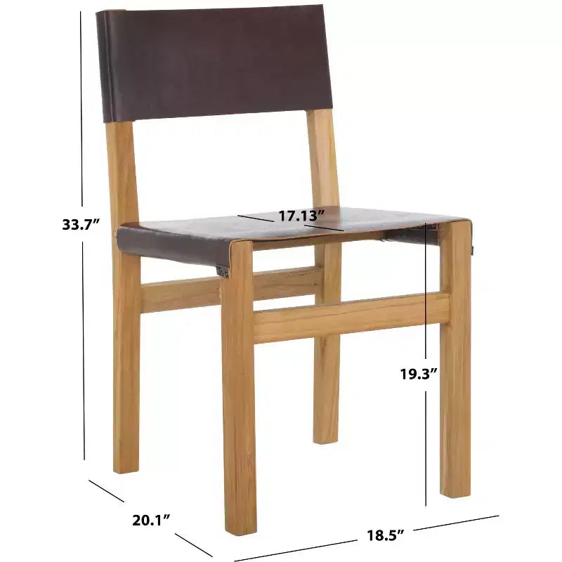 Chaise de salle à manger rembourrée – Style classique