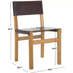 Chaise de salle à manger rembourrée – Style classique