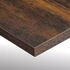 Bureau d'ordinateur de 109 cm avec 2 tiroirs et cadre métallique – Table d'écriture pour bureau à domicile