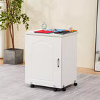Table pliante avec étagère de rangement – Conception polyvalente et compacte