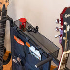 Support de guitare au sol 10 places – Noir