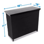 Table de bar pliable professionnelle – Intérieur et extérieur