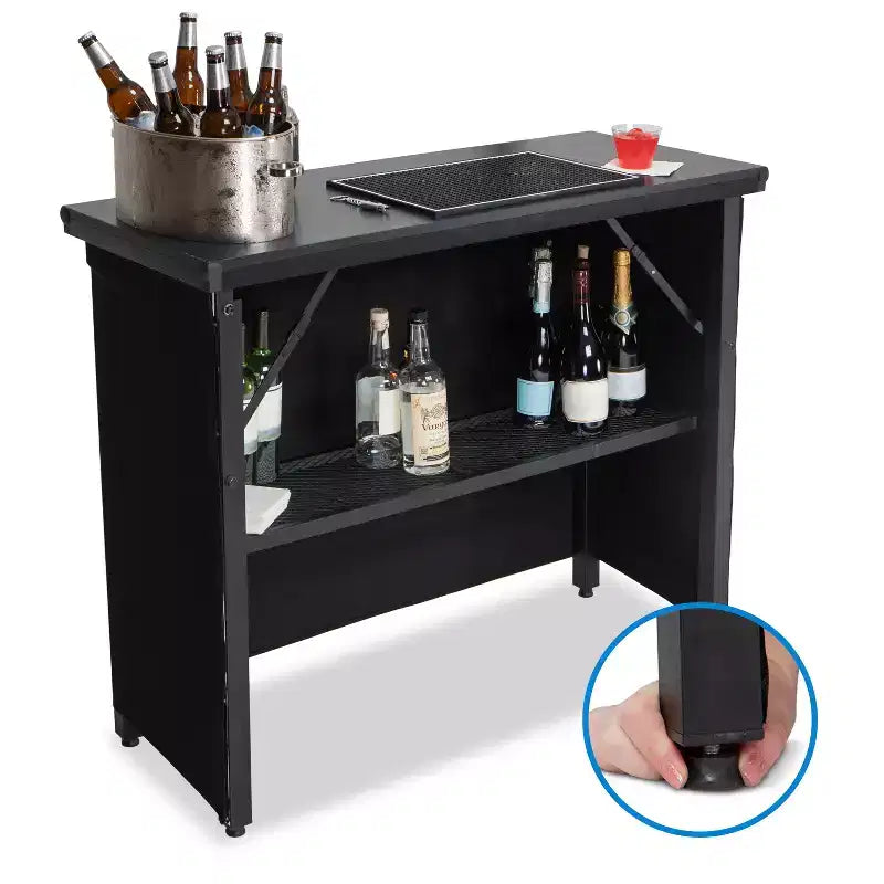 Table de bar pliable professionnelle – Intérieur et extérieur