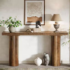 Console étroite en bois de 160 cm – Table d'entrée et de canapé