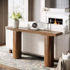 Console étroite en bois de 160 cm – Table d'entrée et de canapé
