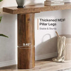 Console étroite en bois de 160 cm – Table d'entrée et de canapé