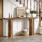 Console étroite en bois de 160 cm – Table d'entrée et de canapé