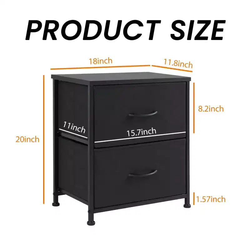 Commode de rangement à 7 tiroirs : cadre en métal, plateau en bois