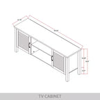 Meuble TV – Banc TV moderne avec rangements