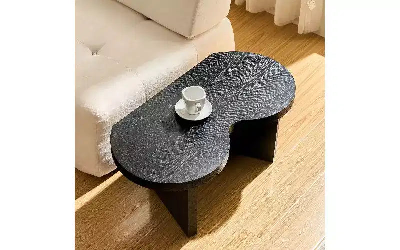 Table basse en forme de papillon – Table de salon moderne en MDF de 36 mm d'épaisseur