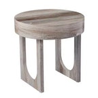 Table d'appoint ronde marron 20" – Bois manufacturé