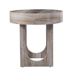 Table d'appoint ronde marron 20" – Bois manufacturé