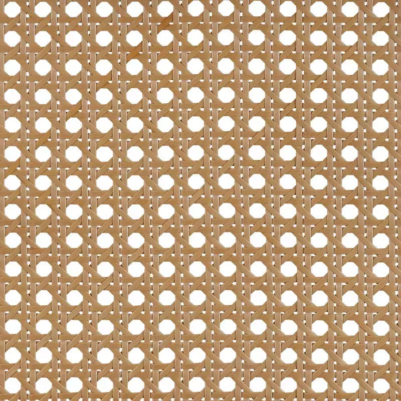 Meuble de rangement 2 portes avec étagère Boho Weave – Marron/Beige